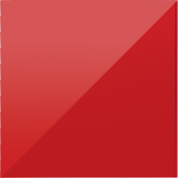 KLIQ SYSTEM Panel FP 18x18cm Glass Red