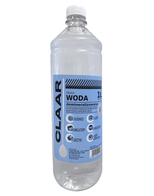 CLAAR Woda demineralizowana 1l