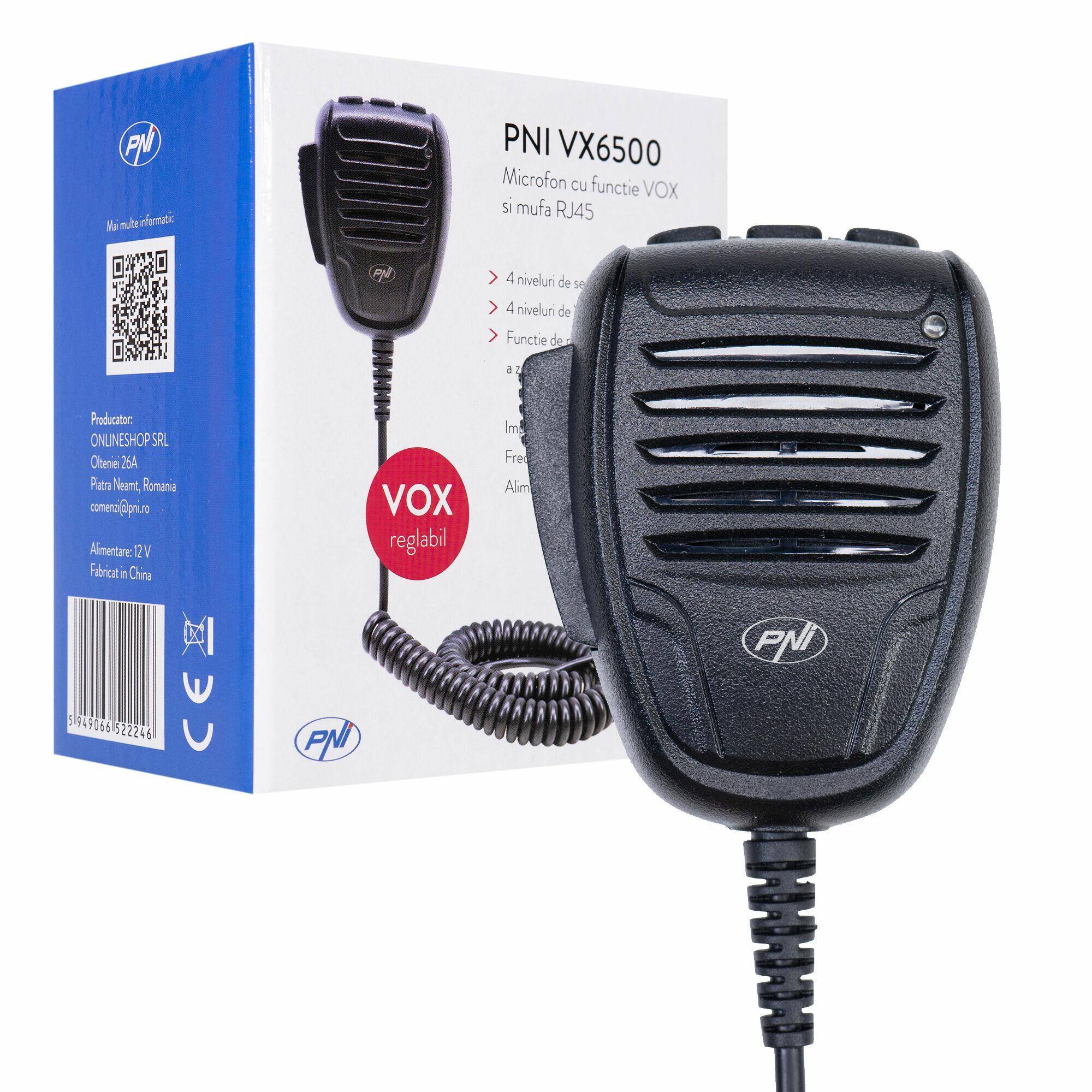 Mikrofon Cb PNI VX6500 z funkcją VOX