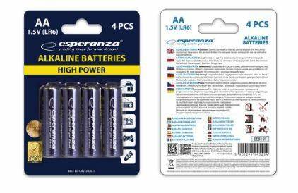 Bateria Alkaliczna Esperanza Lr06 Aa 4sz