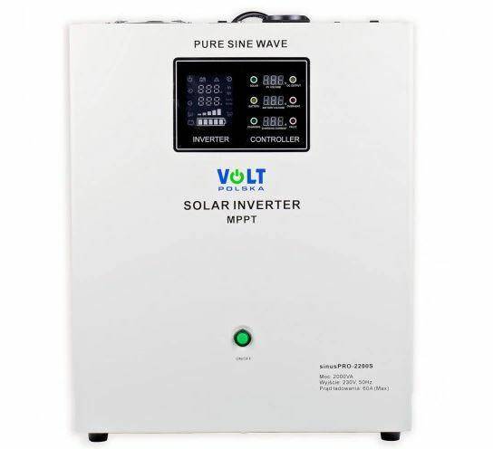 Inwerter solarny Sinus Pro 2200s 12V+60A