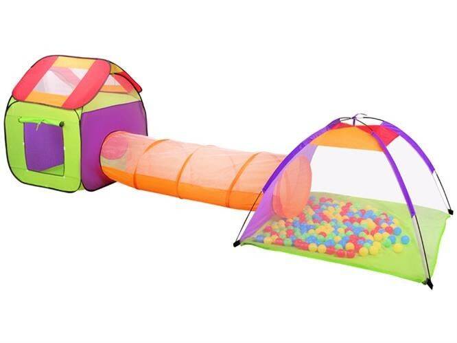Namiot Dla Dzieci Domek+Tunel+200Piłek