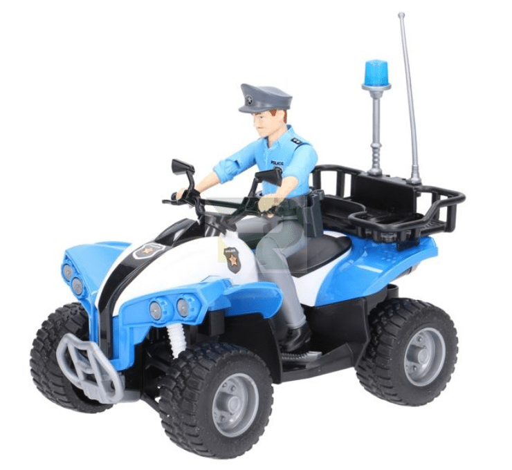 Figurka policji z quadem