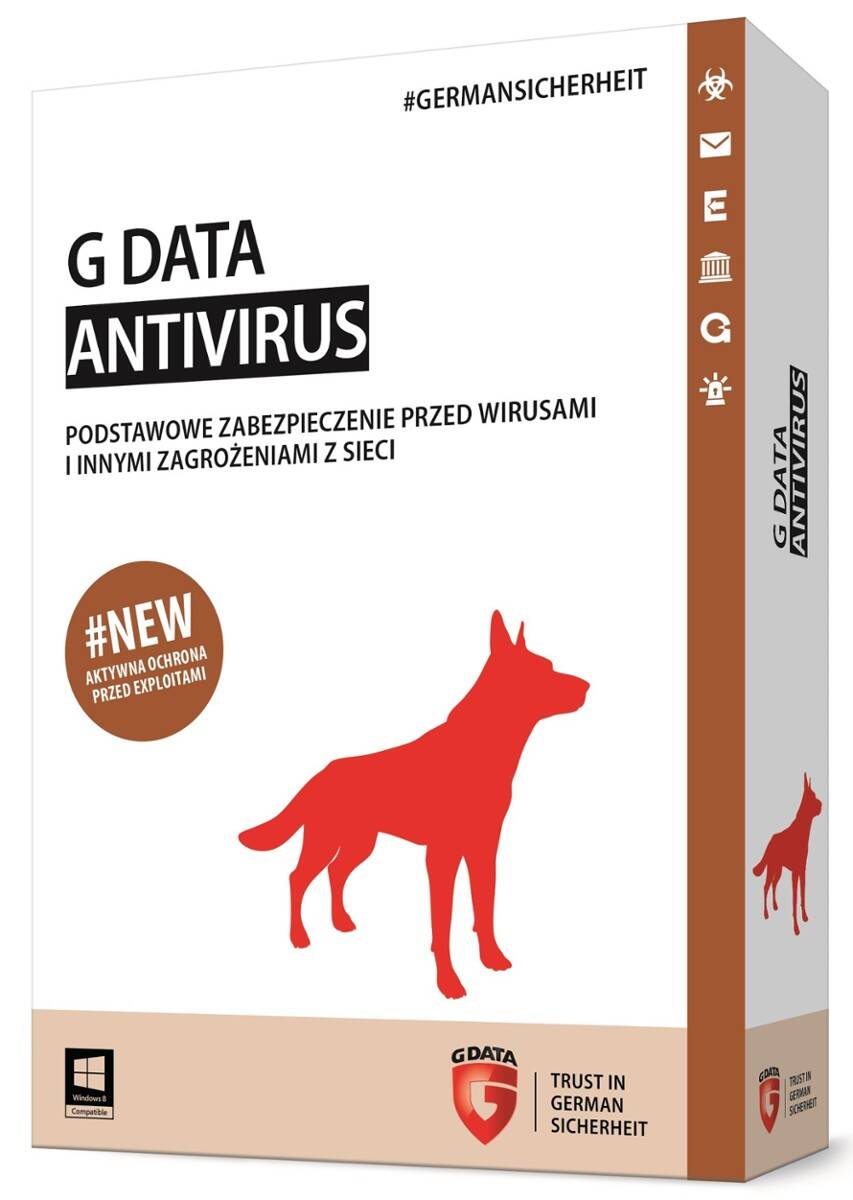 G Data AntiVirus BOX 3PC 1 ROK