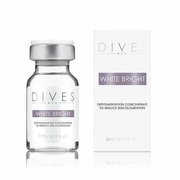 Dives Med WHITE BRIGHT Bogaty kompleks depigmentujący przebarwienia i rozświetlający skórę