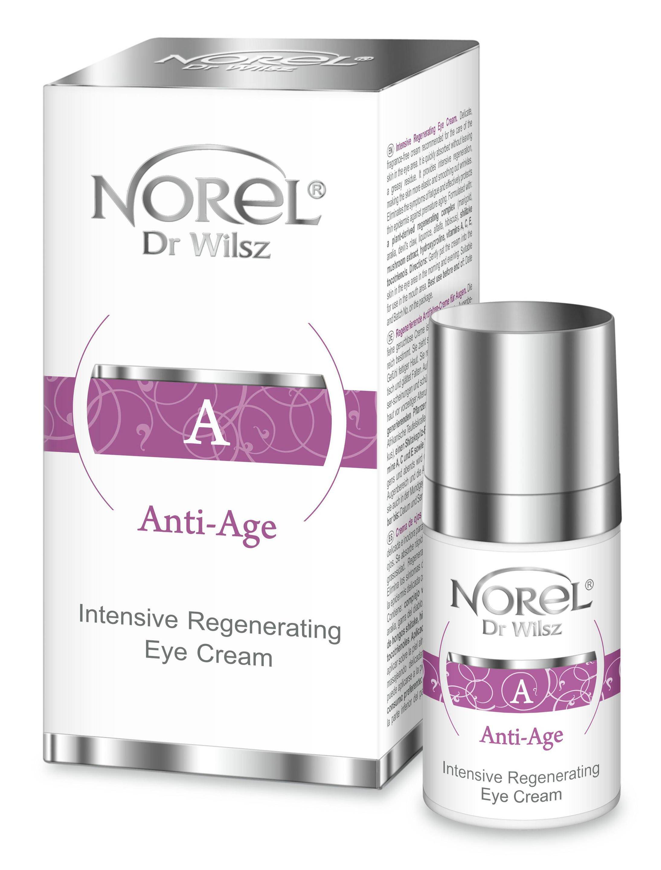 Norel DZ047 Anti-Age Krem pod oczy intensywnie regenerujący 15ml 