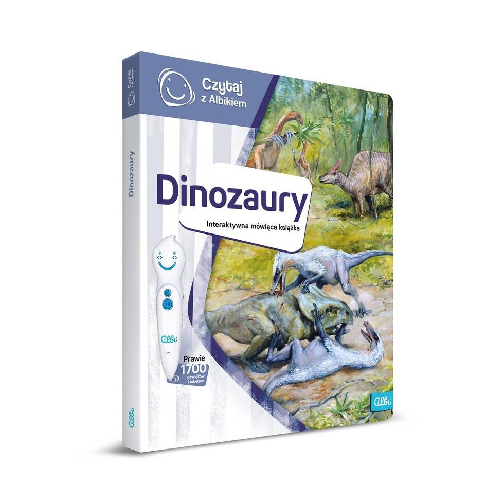 Czytaj z Albikiem książka Dinozaury 