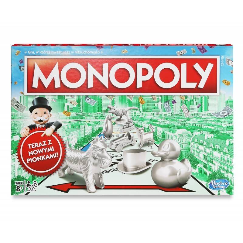 Gra planszowa  Monopol Standard  nowe pionki 