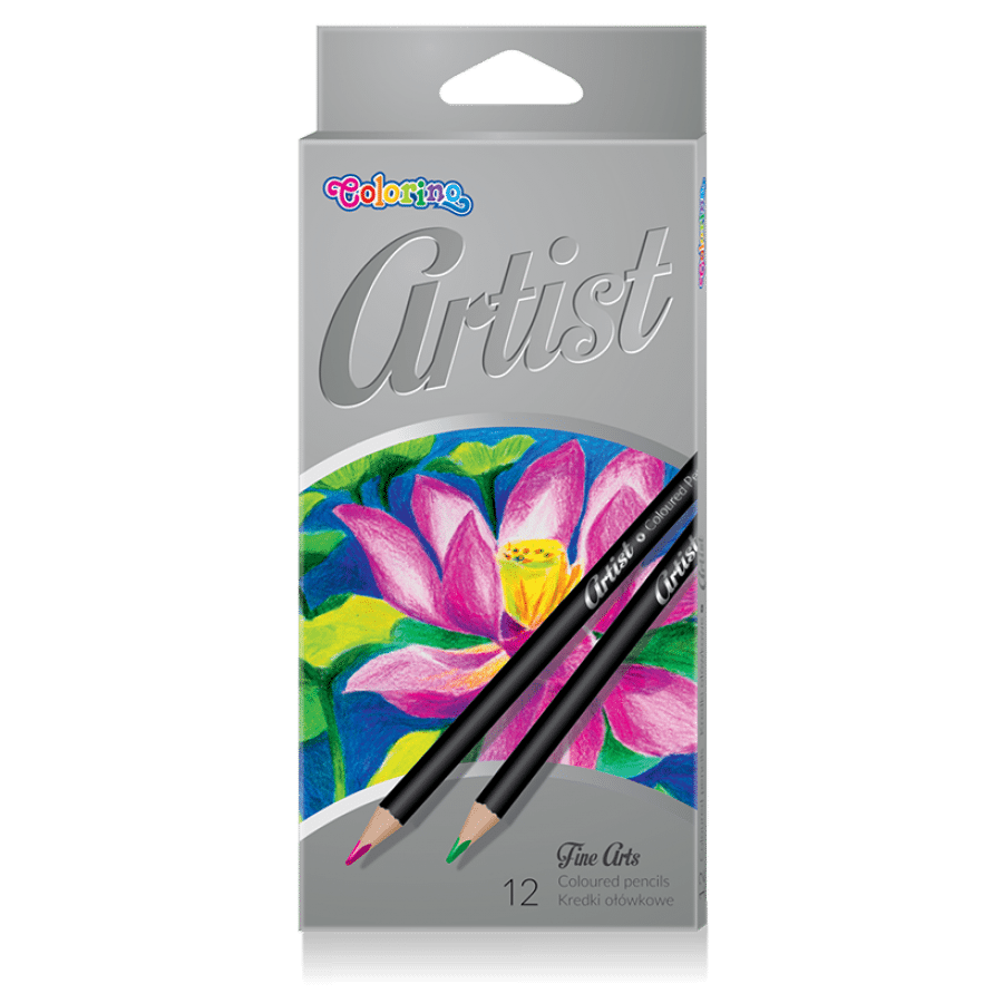 Kredki ołówkowe Artist 12 kolorów