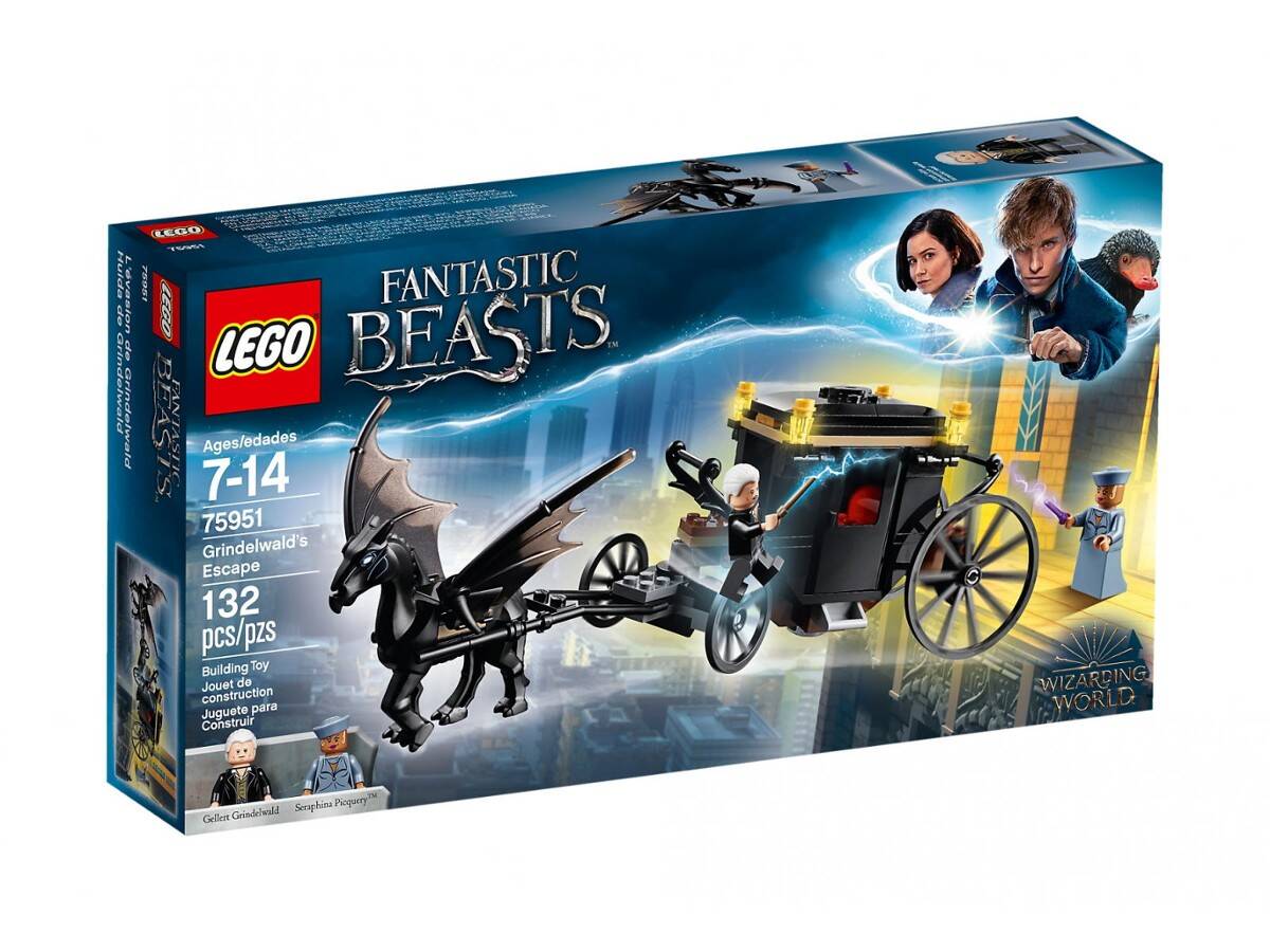 LEGO 75951 FANTASTYCZNE ZWIERZĘTA Ucieczka Grindelwalda