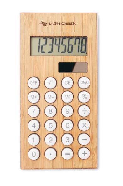 Kalkulator bambusowy