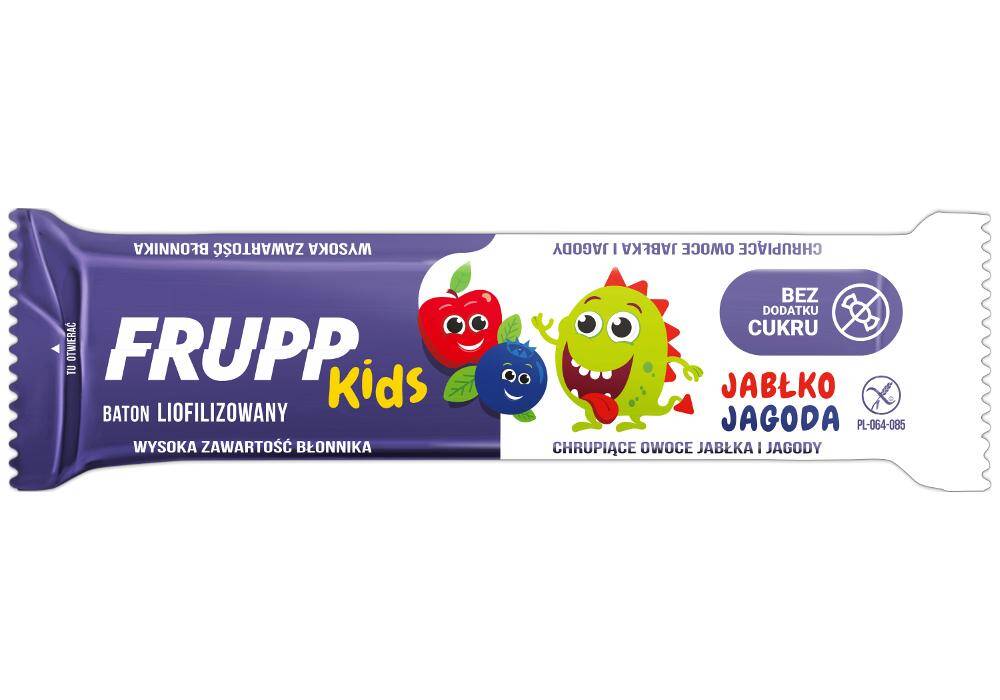 Baton Frupp Kids jabłko-jagoda 10g /25/