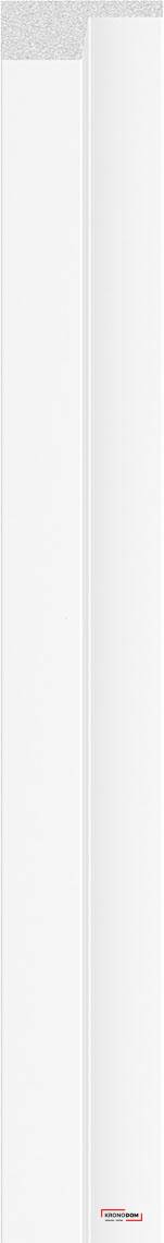 Listwa lewa VOX Linerio L-line white dł.2650 mm