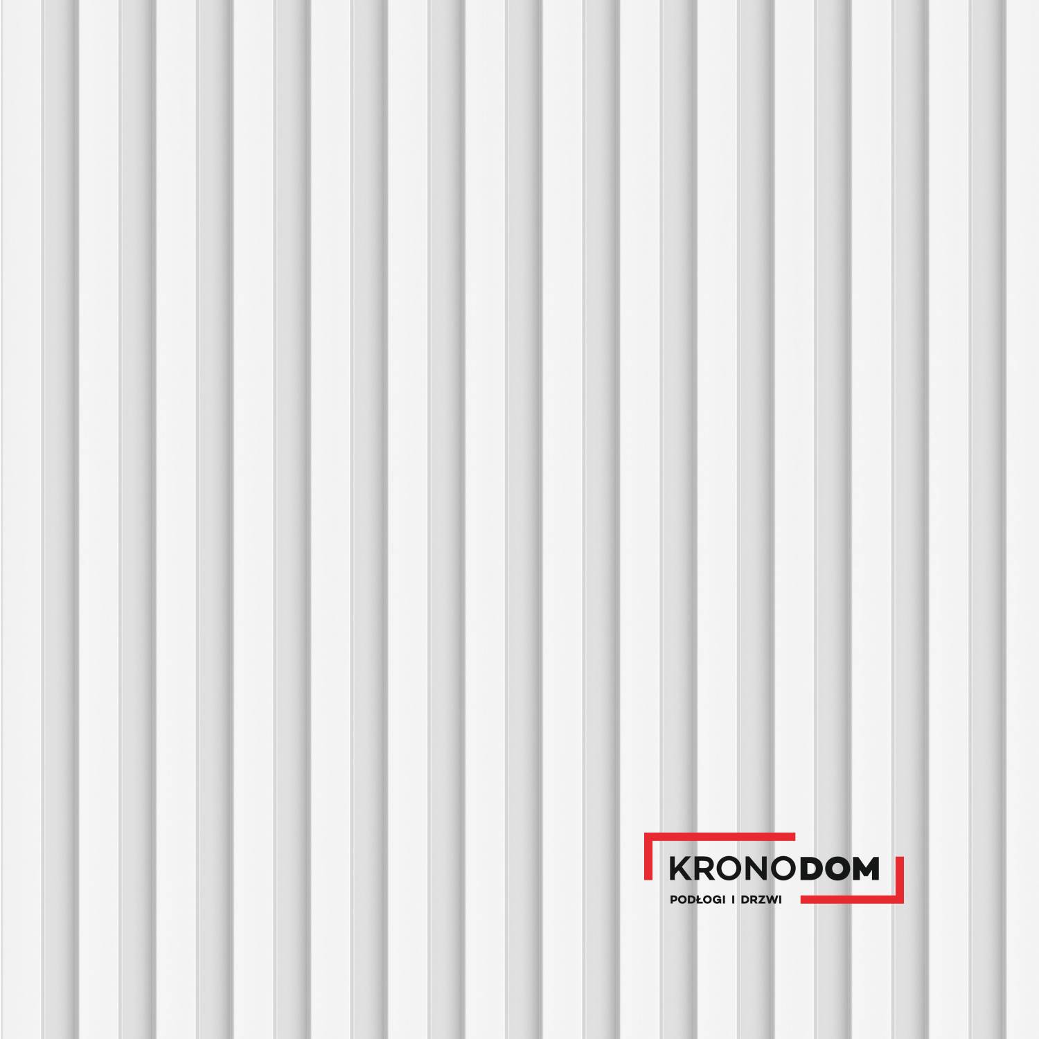 Panel listwowy VOX Linerio L-LINE white gr.21mm, szer.125mm*dł.2650 mm (1 szt.=0,3313 m2)