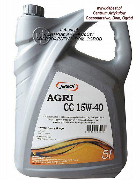 JASOL AGRI CC 15W-40 5L -olej silnikowy