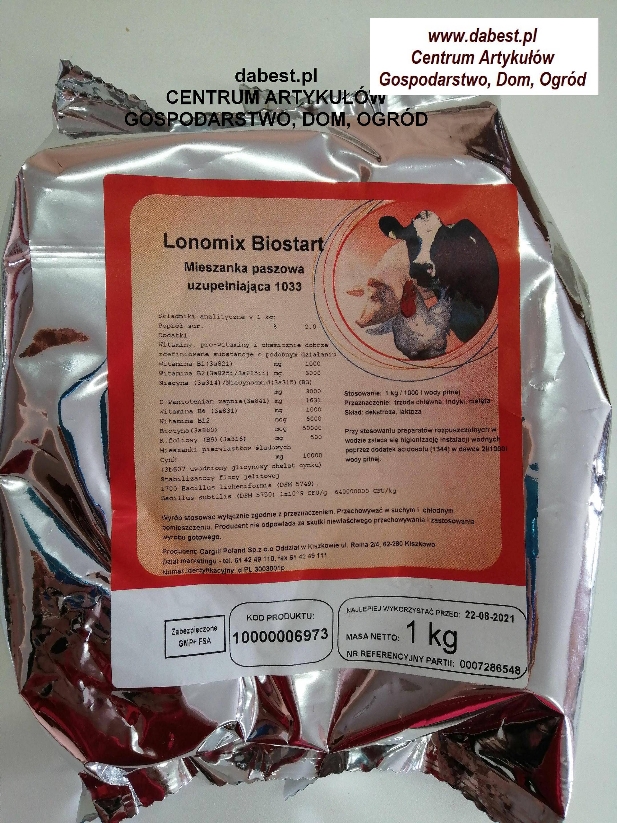 Lonomix BioStart- op.1kg - rozpuszczalna