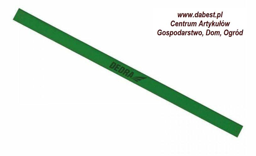 DEDRA Ołówek murarski 4H 24,5cm zielony,