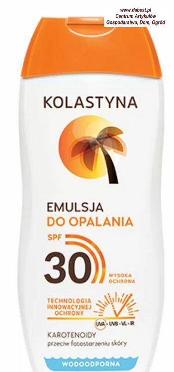 Kolastyna Emulsja do opalania SPF30