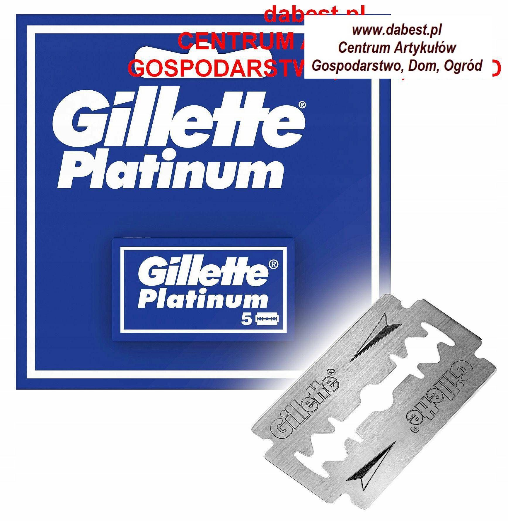 Żyletki GILLETTE PlatinumSTAINLESS 5szt.