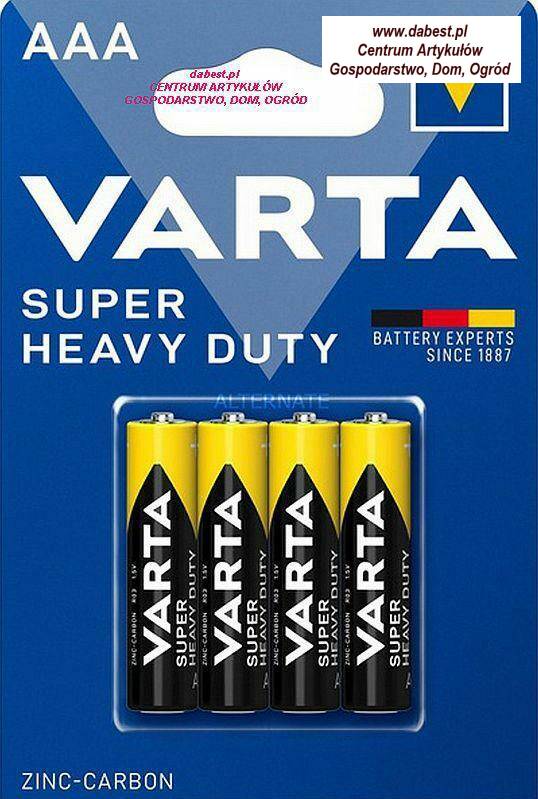 Baterie VARTA R3 4szt., AAA