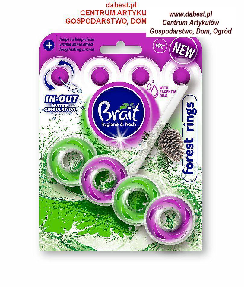 BRAIT koszyk do  WC rings forest 40g