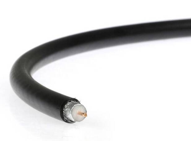 Kabel koncentryczny F690 BV+ŻEL czarny