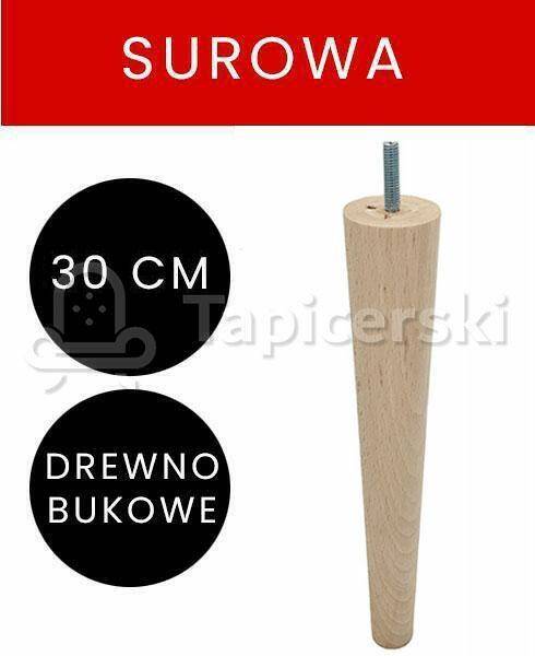 Noga Marchewka |H-30 cm|Surowa