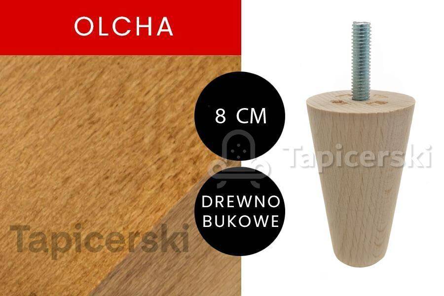 Noga Marchewka |H-8 cm|Olcha