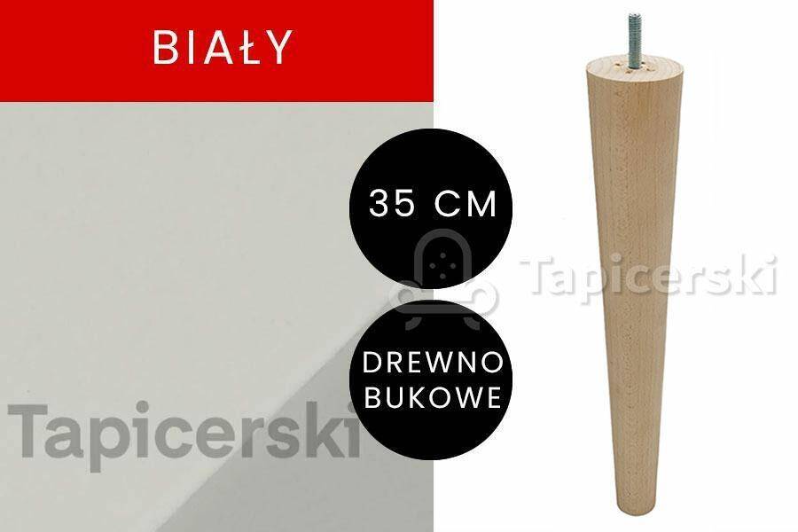 Noga Marchewka |H-35 cm|Biały