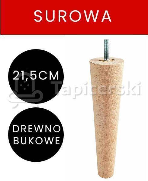 Noga Marchewka |H-21,5 cm|Surowa
