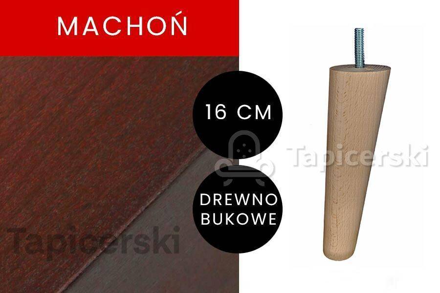 Noga Marchewka Skośna |H-16 cm|Machoń