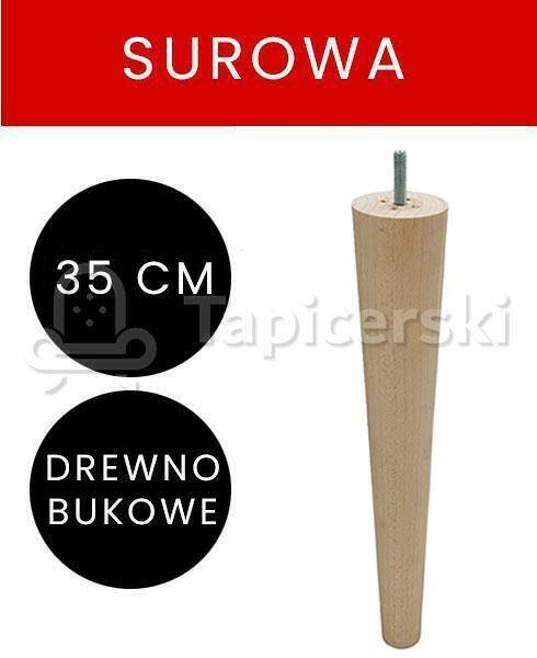 Noga Marchewka |H-35 cm|Surowa