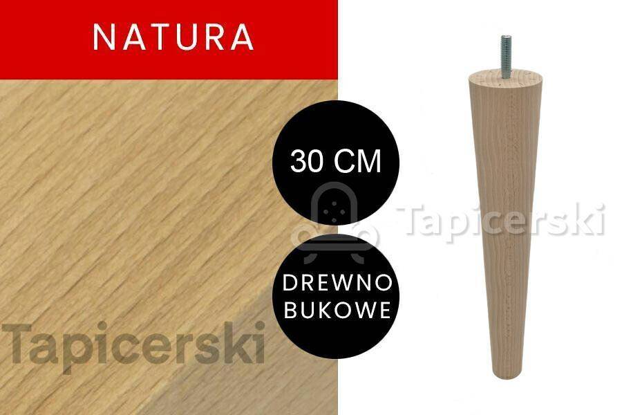 Noga Marchewka |H-30 cm|Natura-gr.55mm