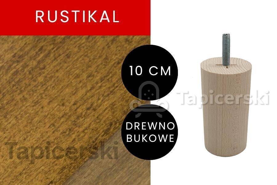 Noga Wałek|H-10 cm|Rustikal