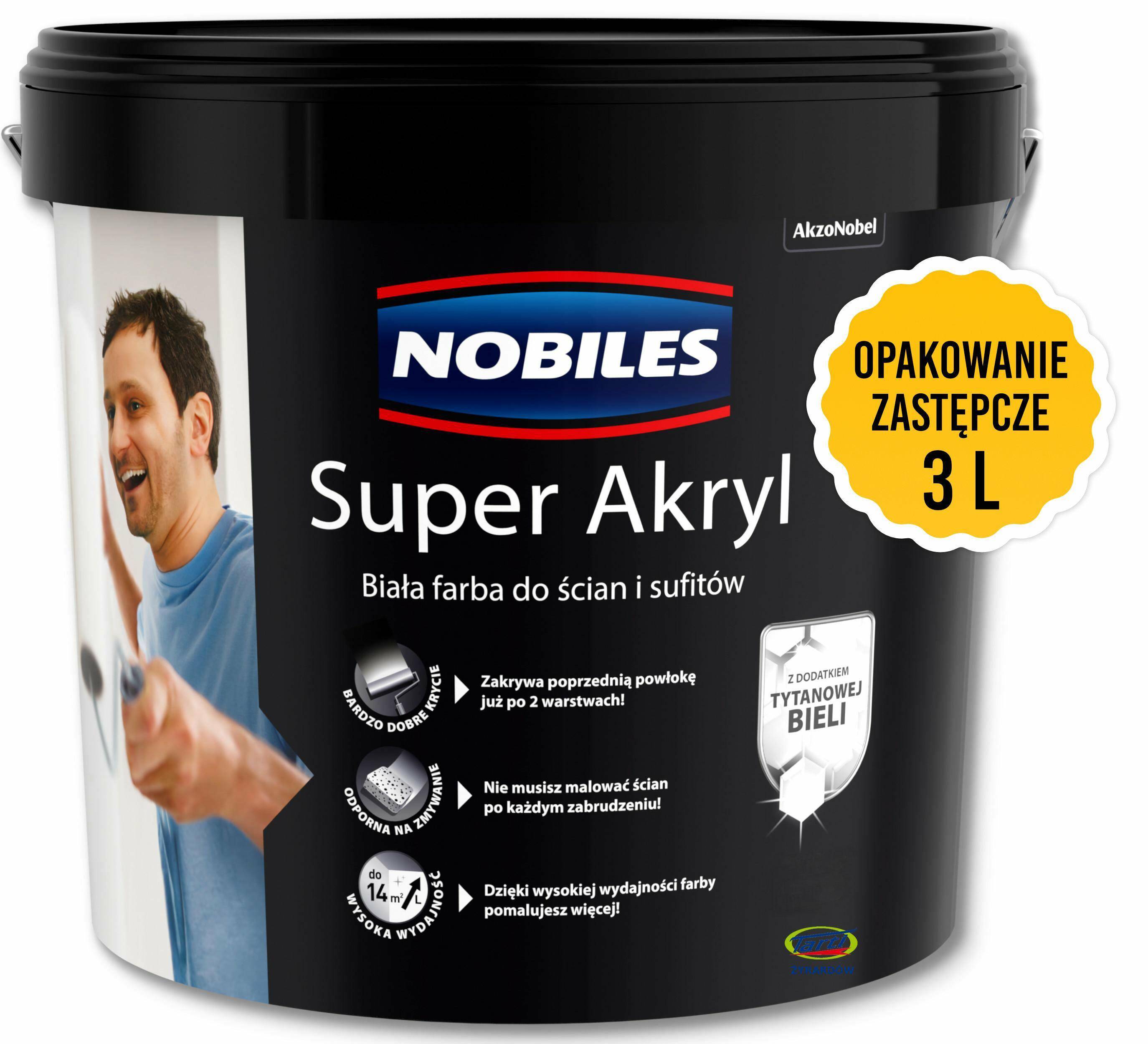 Opakowanie zastępcze Nobiles SUPER AKRYL