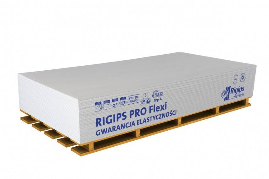 RIGIPS płyta gipsowo-kartonowa PRO FLEXI do wykonywania łuków  1,2 m x 2,6 m grubość 6,5 mm