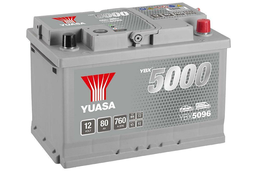 Akumulator  80AH/740A P+ YUASA YBX5096