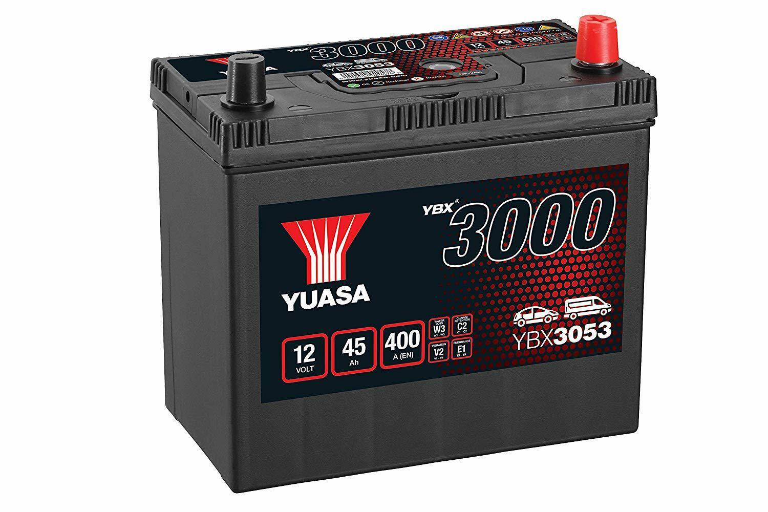 Akumulator  45AH/400A P+ YUASA YBX3053
