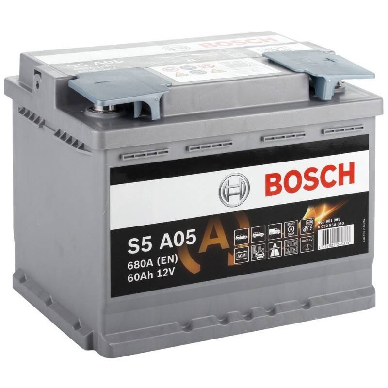Akumulator  60AH/680A P+ BOSCH S5 AGM
