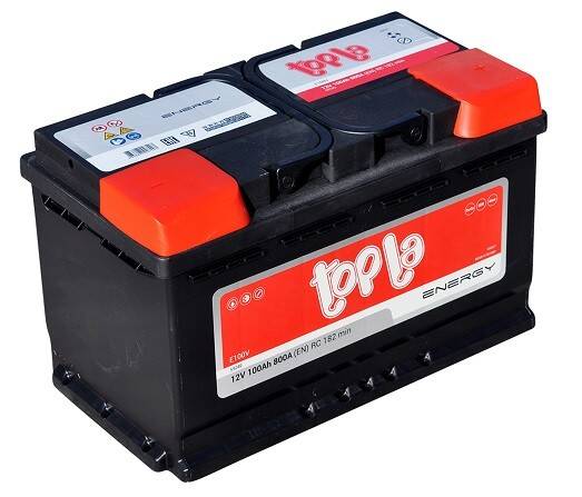 Akumulator 100AH/800A P+ TOPLA ENERGY