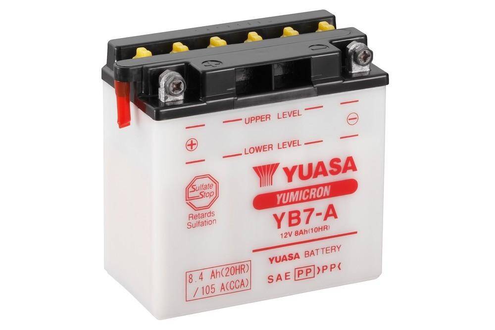Akumulator   8.4Ah/105A L+ YUASA YB7-A