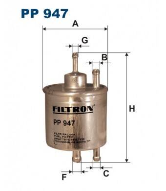 FILTRON Filtr paliwa PP947