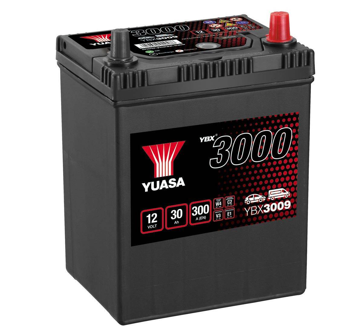 Akumulator  30AH/300A P+ YUASA YBX3009