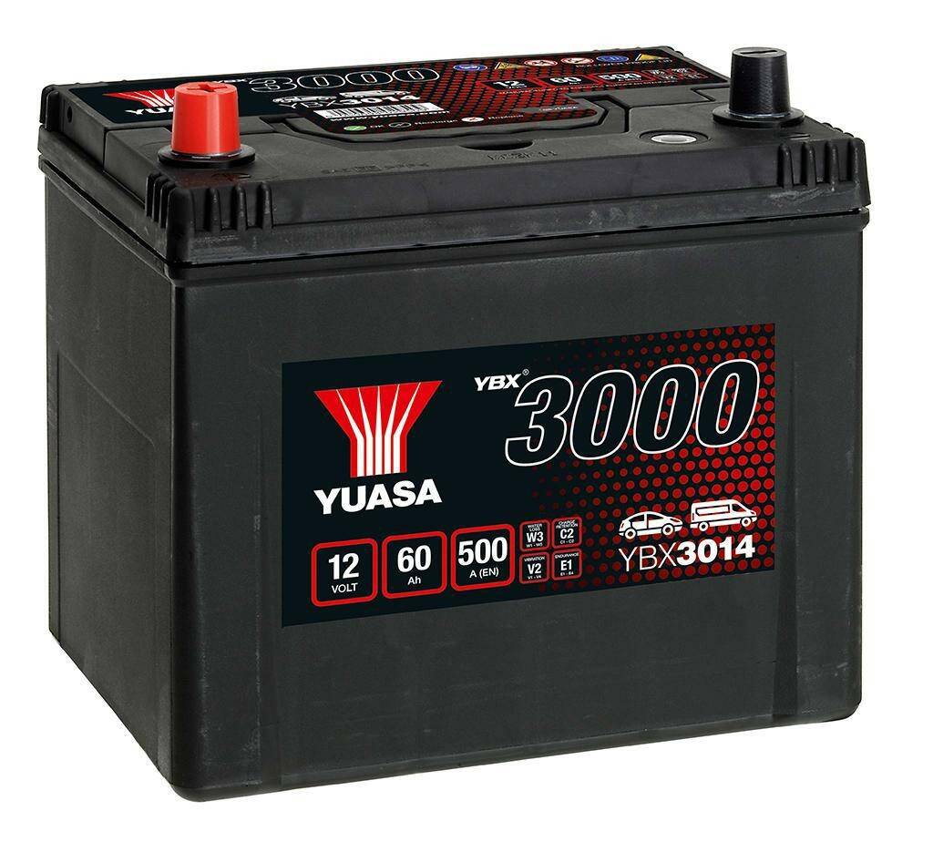 Akumulator  60AH/500A L+ YUASA YBX3014