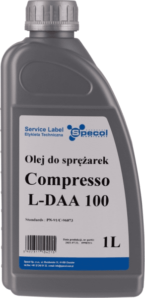 Specol olej sprężarkowy L-DAA 100 1L