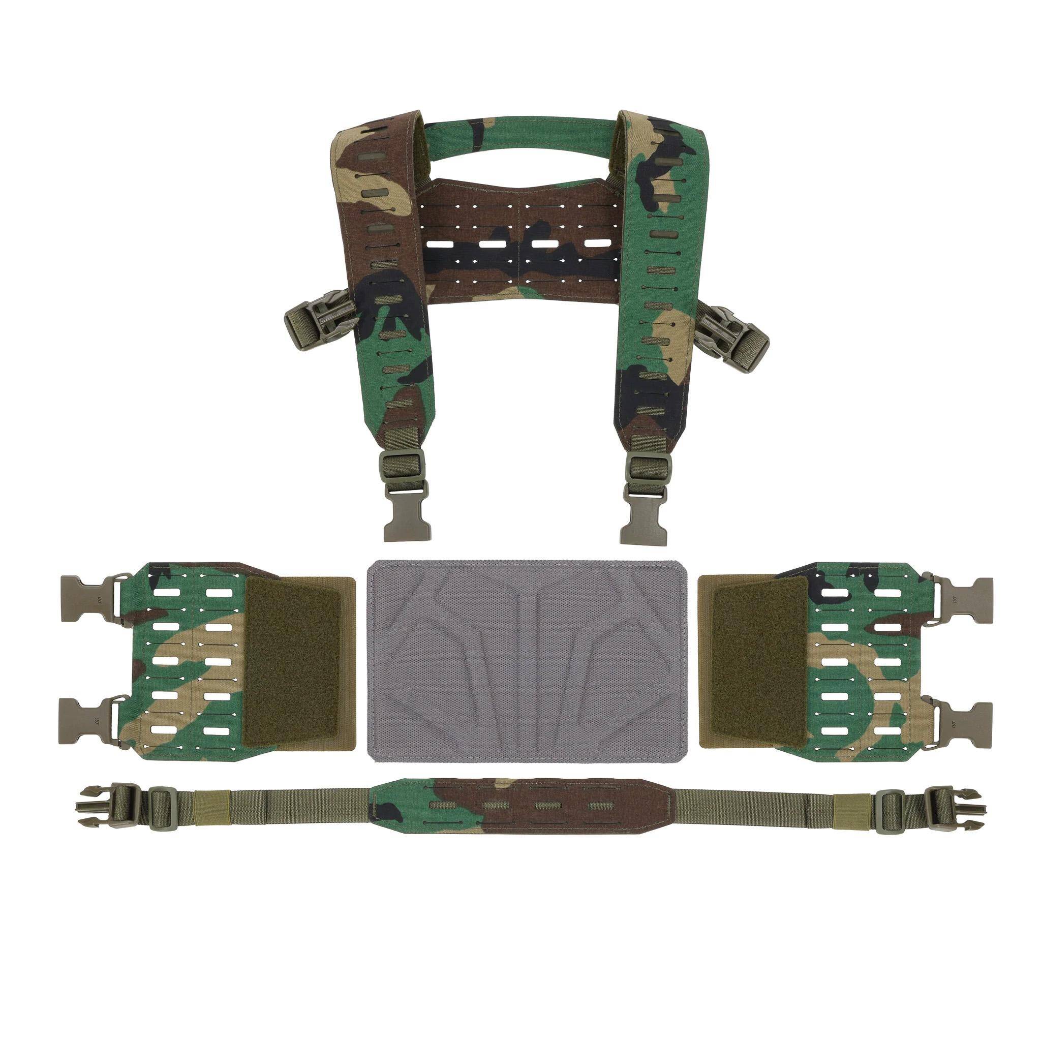 Chest Rig Conversion Kit M81 Woodland