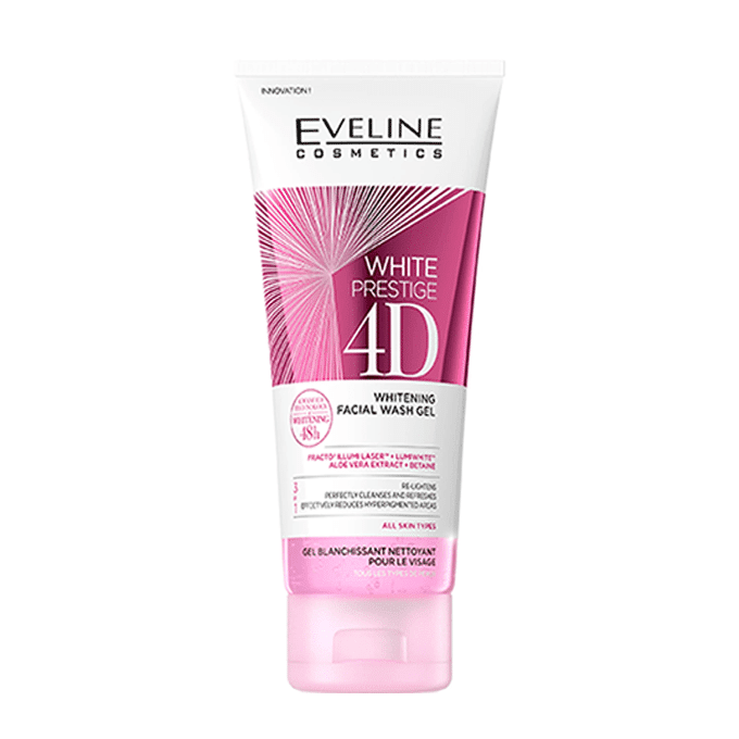 Eveline White Prestige 4D Whitening Facial Wash Gel - 200 ml Żel do twarzy