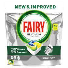 Fairy Platinum Cytryna Tabletki do zmywarki All In One, 30 tabletek 30 szt.