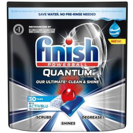 Finish Powerball Quantum Ultimate tabletki do mycia naczyń w zmywarkach 30szt
