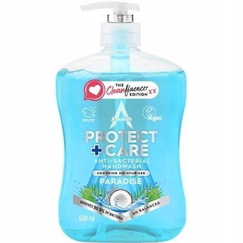 Astonish Protect + Care Paradise 600 ml mydło w płynie do rąk KOKOS